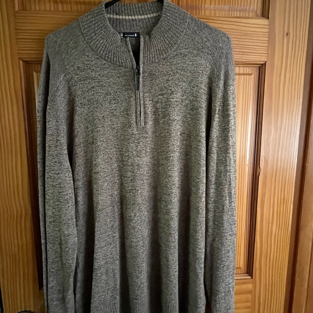 Smartwool Men's Zip-Up Sweater in Gray